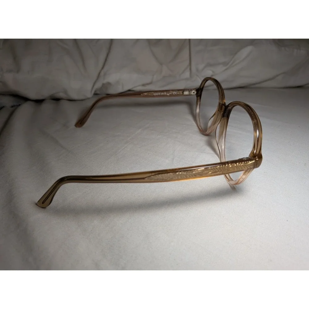 Maui‎ Jim Eyeglasses Brown Crystal Frames Clear Lens MJO 2119-12E / 55-18-135